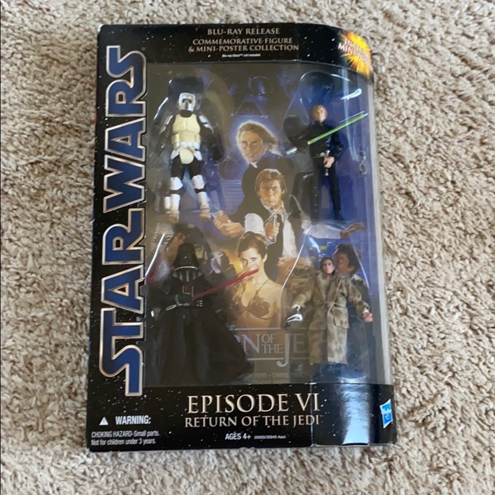 Star Wars episode vi commemorative figure set